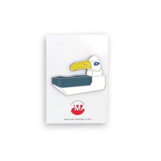 Bernard Langlais Seagull Lapel Pin #2 - PMA Store at the Portland Museum of Art, Maine