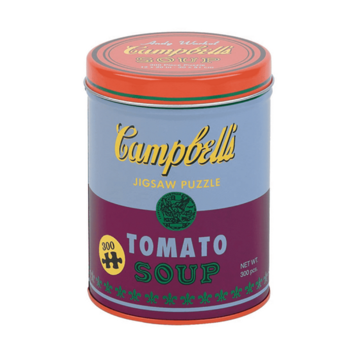 Andy Warhol Soup Can Red Violet 300 Piece Tin Puzzle