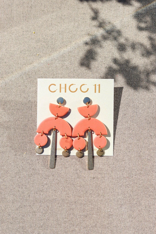 MIRANDA EARRINGS: Clay - PMA Store at the Portland Museum of Art, Maine