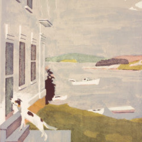 Dog at the Door, 1971 by Fairfield Porter