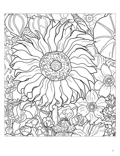 Rosalind Wise: Flower Cycle Coloring Book - PMA Store at the Portland Museum of Art, Maine