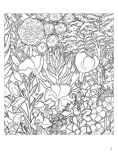 Rosalind Wise: Flower Cycle Coloring Book - PMA Store at the Portland Museum of Art, Maine